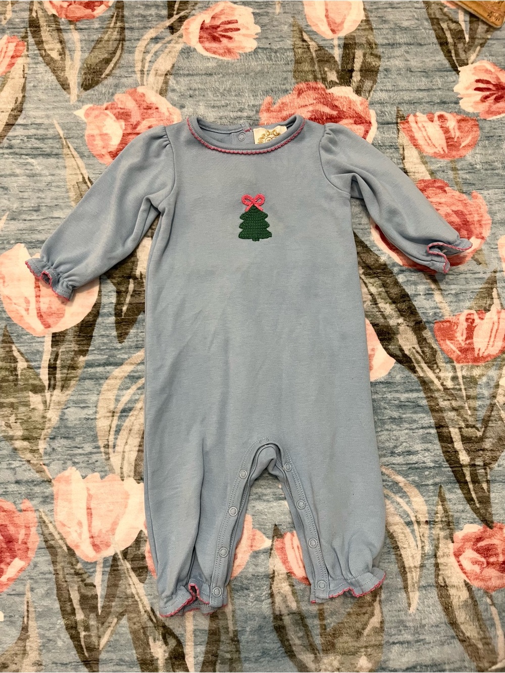 The Beaufort Bonnet Company Holiday Ruffle Romper